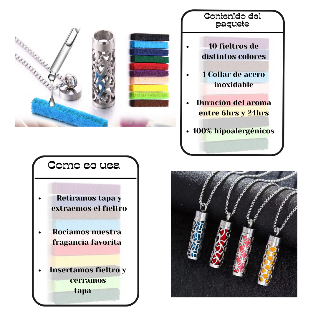 Collar Difusor de Aromas - Aura